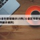 31省份新增确诊15例(31省区市新增15例确诊病例)