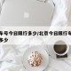 北京车号今日限行多少/北京今日限行车牌号码是多少