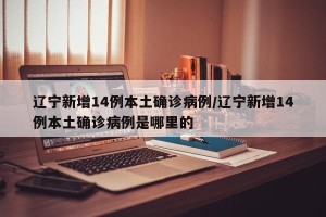 辽宁新增14例本土确诊病例/辽宁新增14例本土确诊病例是哪里的