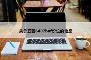 关于五菱6407baf价位的信息