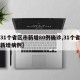 【31个省区市新增80例确诊,31个省区市新增病例】