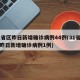 31省区昨日新增确诊病例44例(31省区市昨日新增确诊病例1例)