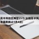 全国高中风险区降至15个(全国高中风险地区名单最新截止5月4日)