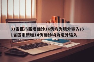 31省区市新增确诊16例均为境外输入/31省区市新增14例确诊均为境外输入