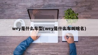 wey是什么车型(wey是什么车叫啥名)