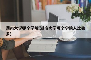 湖南大学哪个学院(湖南大学哪个学院人比较多)