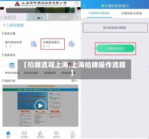 【拍牌流程上海,上海拍牌操作流程】-第2张图片