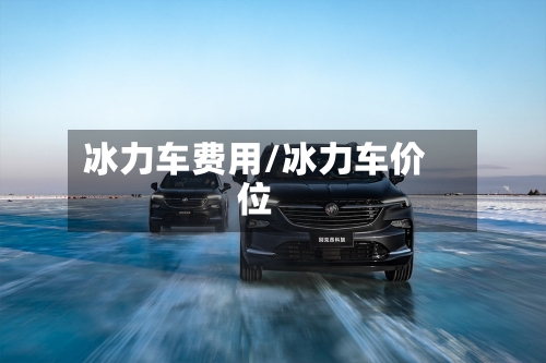 冰力车费用/冰力车价位