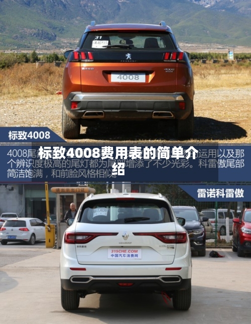 标致4008费用表的简单介绍