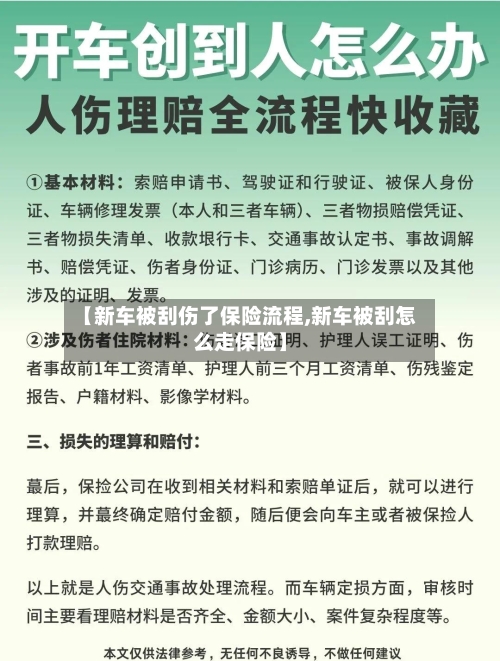 【新车被刮伤了保险流程,新车被刮怎么走保险】