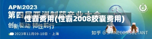 性霸费用(性霸2008胶囊费用)-第2张图片