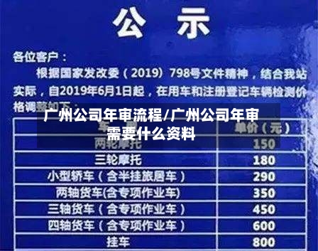 广州公司年审流程/广州公司年审需要什么资料-第2张图片
