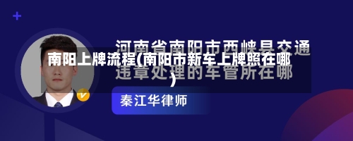 南阳上牌流程(南阳市新车上牌照在哪)-第2张图片