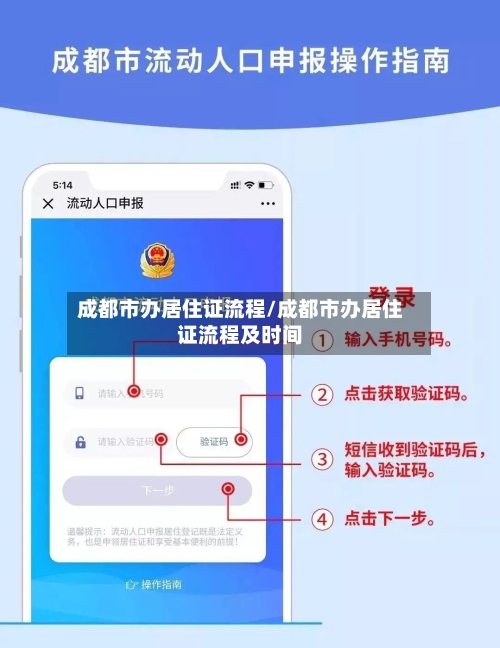 成都市办居住证流程/成都市办居住证流程及时间-第2张图片