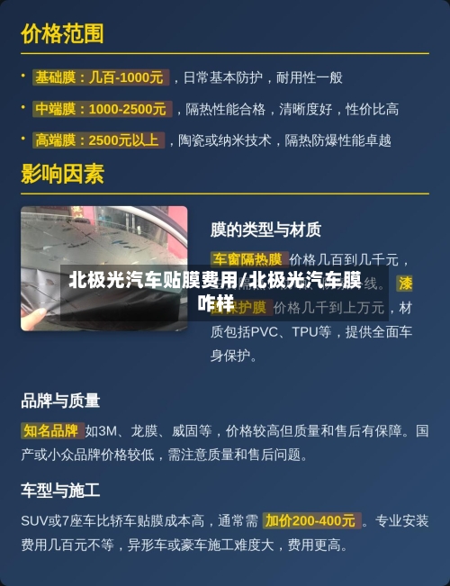 北极光汽车贴膜费用/北极光汽车膜咋样