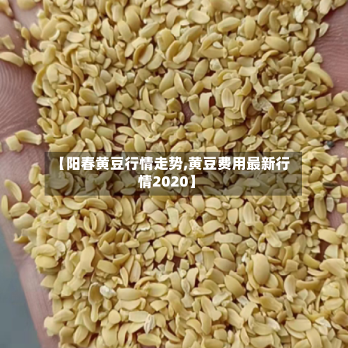 【阳春黄豆行情走势,黄豆费用最新行情2020】-第2张图片