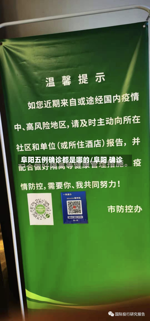 阜阳五例确诊都是哪的/阜阳 确诊-第2张图片