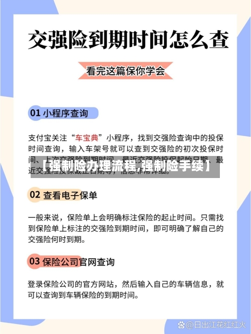 【强制险办理流程,强制险手续】-第3张图片