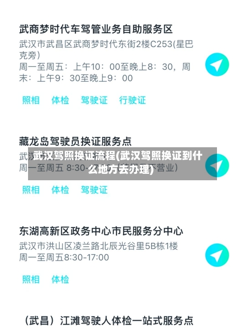 武汉驾照换证流程(武汉驾照换证到什么地方去办理)-第3张图片